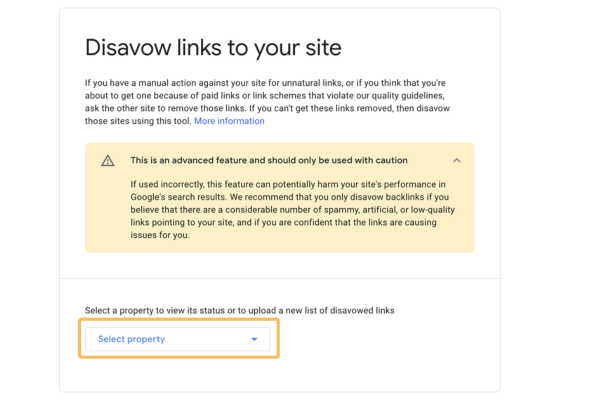 Use google search console's disavow link feature